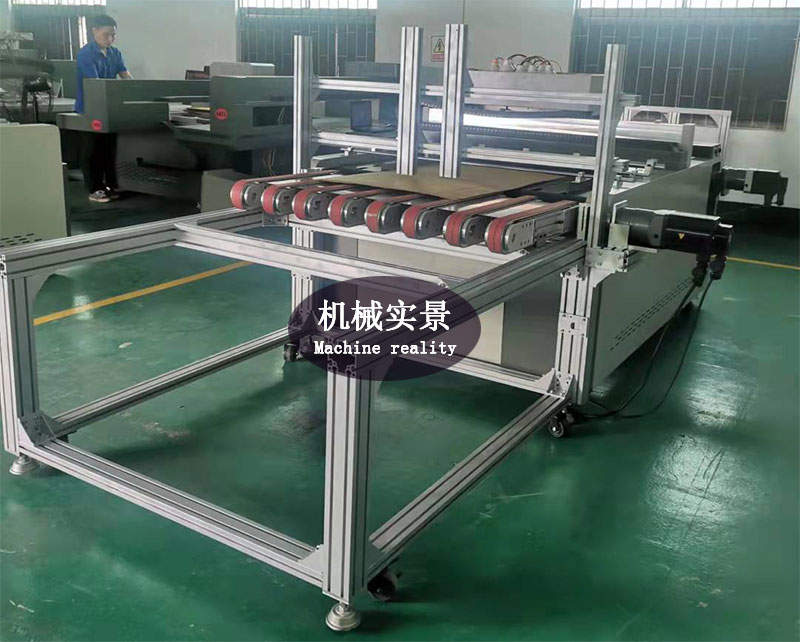 紙箱無版印刷機設備實拍，紙箱數碼印刷機廠家實拍機械。