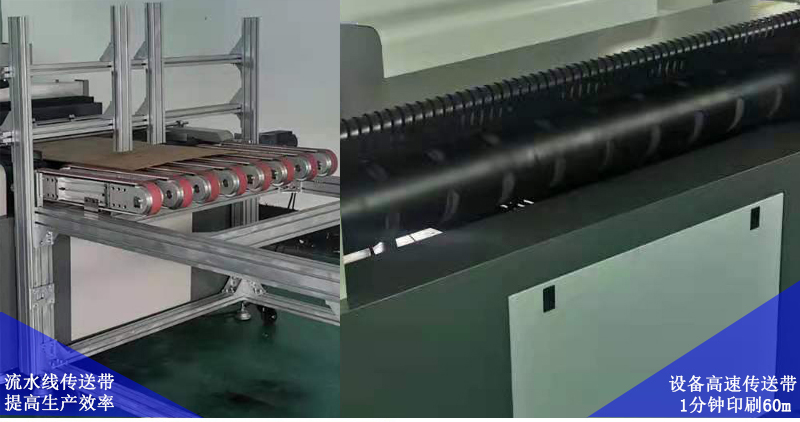 流水線傳送帶，提高生產效率，設備高速傳送帶，1分鐘可以精確打印60米